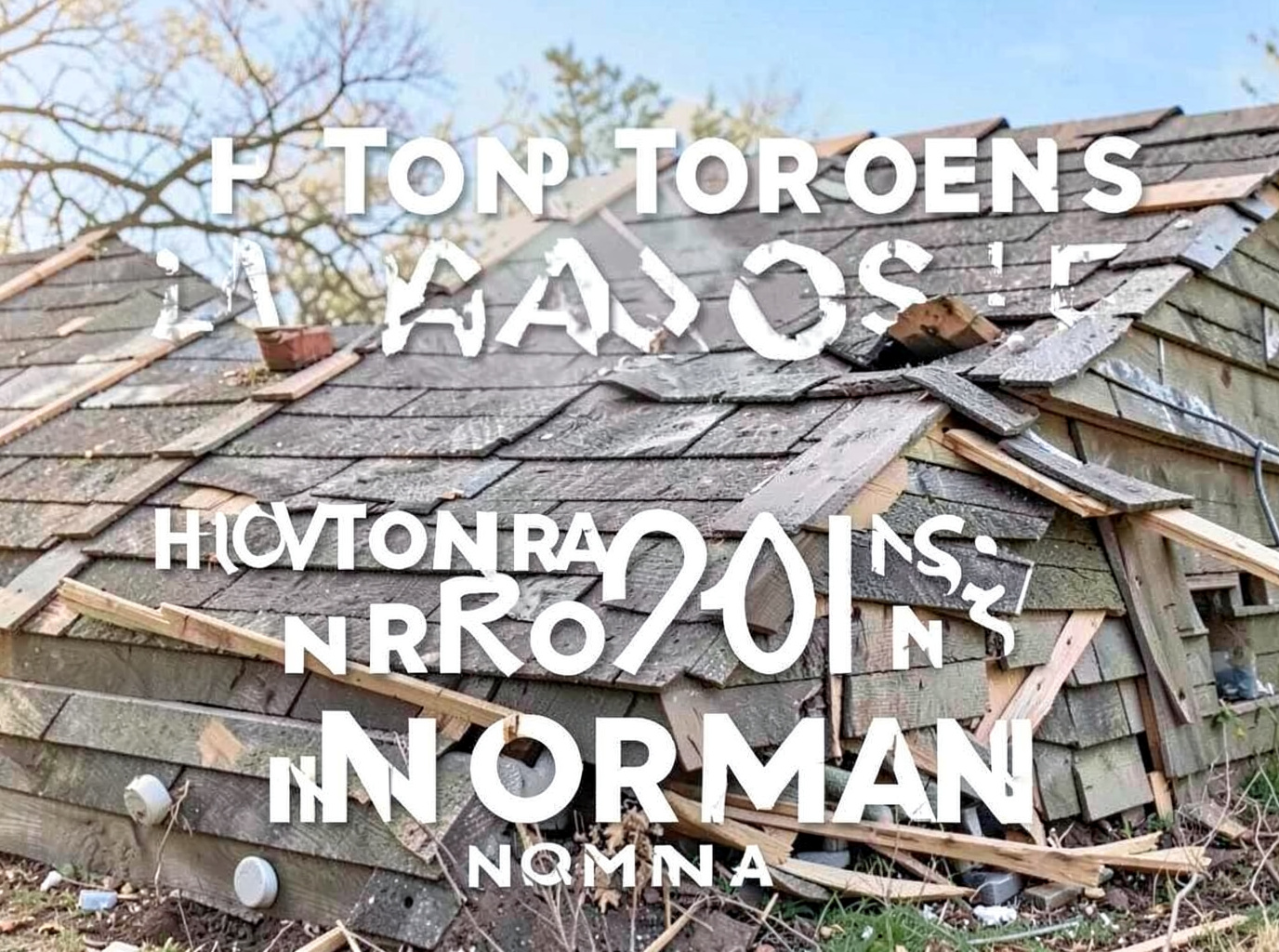 How Tornadoes Damage Roofs in Norman